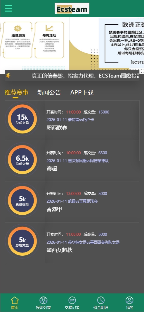 【售】ECSTeam多语言足球体育反波胆投注源码/足球比分竞猜源码/前端html+后端PHP
