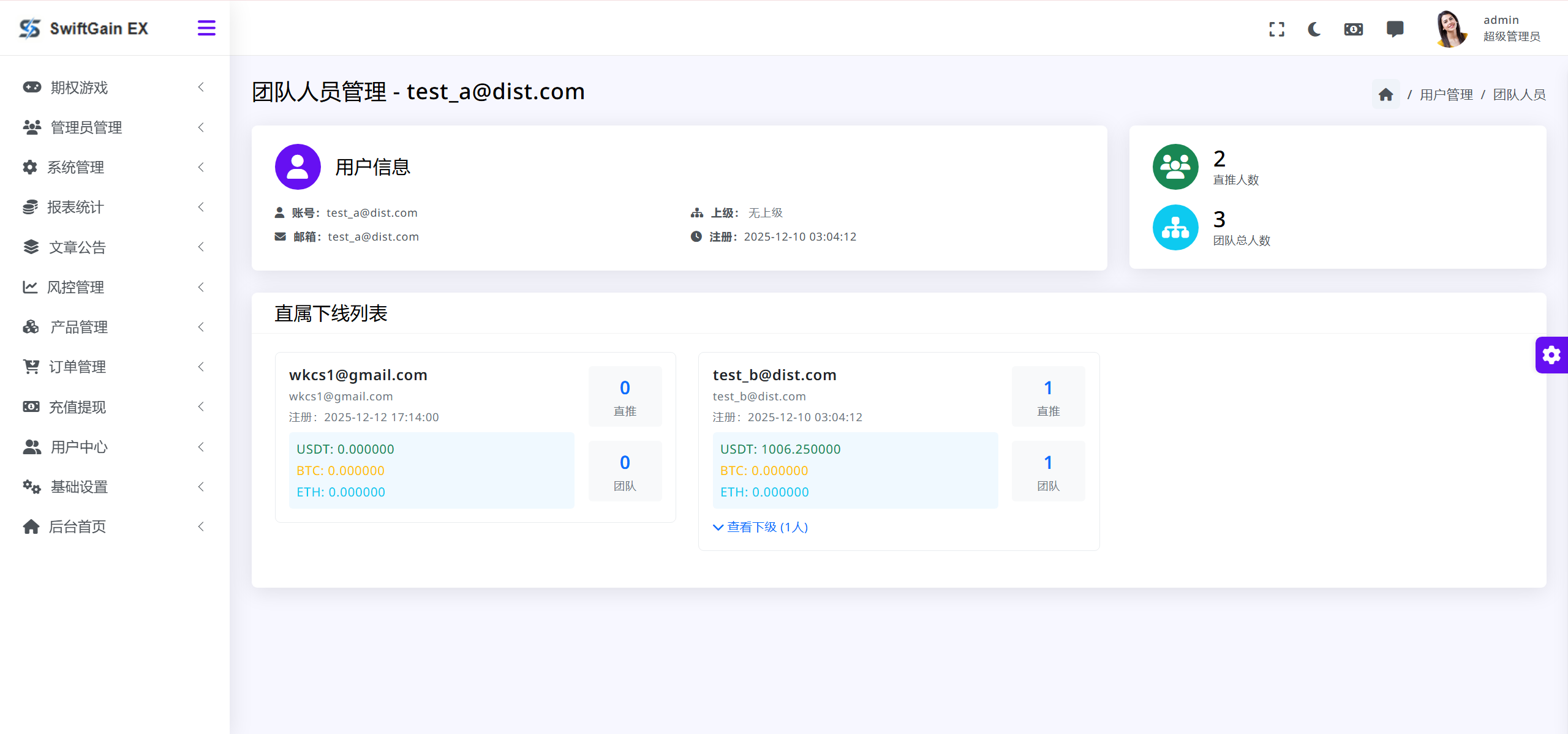 【售】SwiftGain EX多语言交易所源码/外汇+期货+虚拟货币+二开期权游戏+完整三级分销/前端vue纯源码+后端PHP-wukongymw.com-悟空源码网